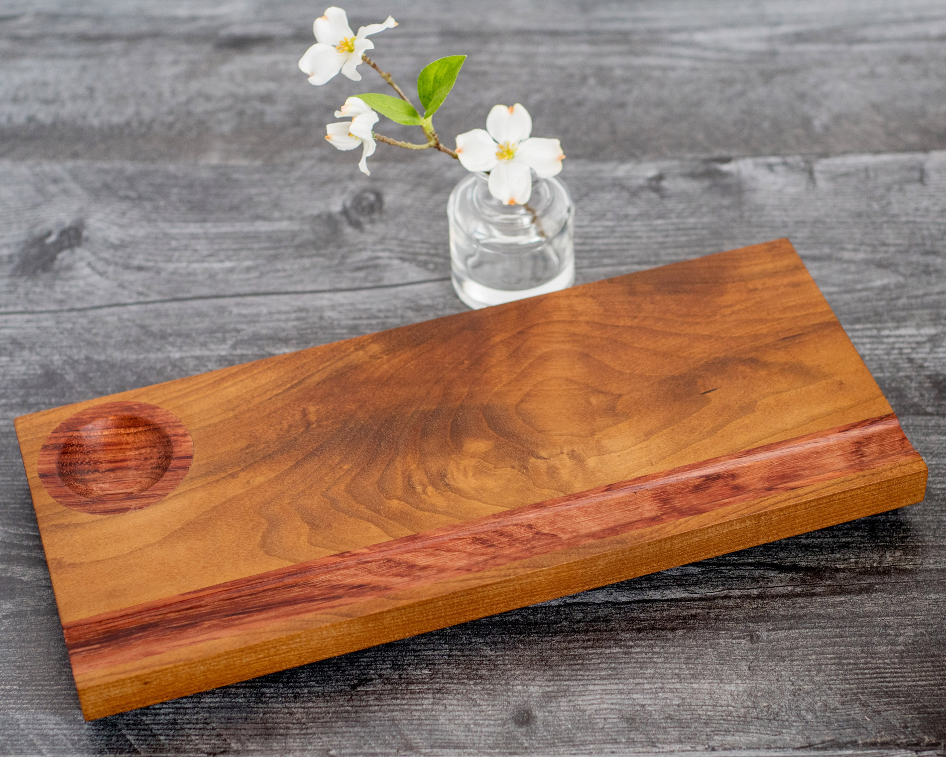 BeldiNest Olive Wood Sushi Tray Set | Sushi Serving Board